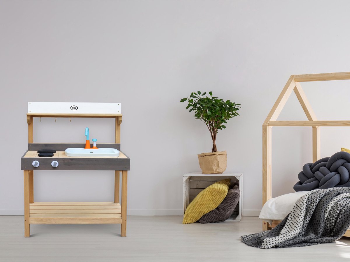 AXI Rosa Zand & Water Speelkeuken Medium - Incl. 17-delige accessoire set - Modder Keuken — afbeelding 8