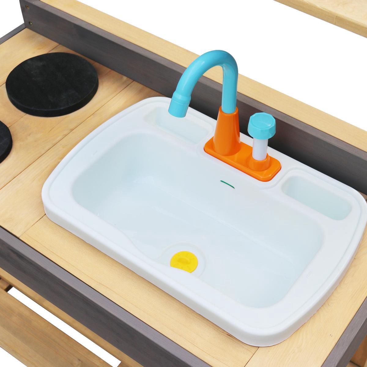 AXI Rosa Zand & Water Speelkeuken Medium - Incl. 17-delige accessoire set - Modder Keuken — afbeelding 11