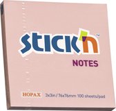 Stick'n sticky notes - 76x76mm, pastel roze, 100 memoblaadjes