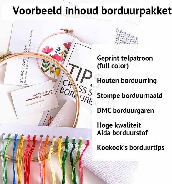 Borduurpakket - Borduren - Punch Needle - Berg Landschap