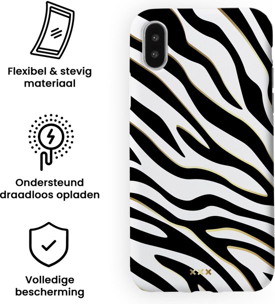 Eclatant Amsterdam iPhone X/XS hoesje Fashion Case The Zebra