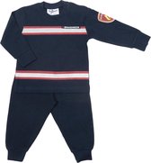 Brandweer Baby/Peuter/Kleuter/Kinderpyjama - collectie Fun2Wear rode streep / blauw - Maat 92