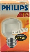 Philips Softone Wit Kogellamp 25W E27 Gloeilamp (10 stuks)