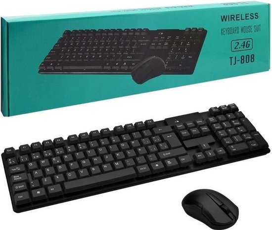 Pack sans fil 2.4 GHz : Souris & Clavier Qwerty