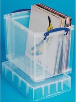 Really Useful Box - RUP - Stapelbare opbergdoos 19 Liter XL, 395 x 255 x 330 mm - Transparant - opbergbox