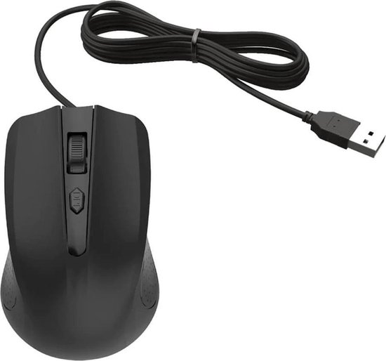 Muis met kabel G-211-E Bedraad voor notebook, pc, Mac, laptop, computer /  Windows - zwart | bol.com