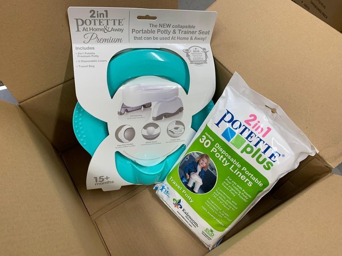 Goedkoopste Potette Premium Voordeel-pack - Reispotje - TEAL