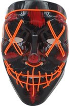 The Purge Halloween Led Licht Masker Oranje