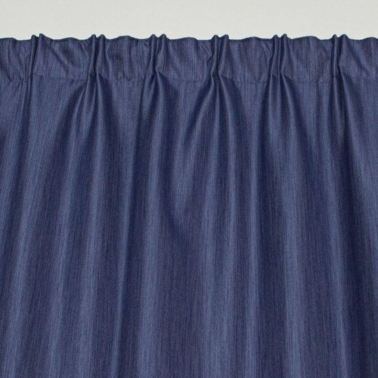 Alfabetische volgorde Gepensioneerd Gemarkeerd Home of Curtains - gordijn - kant en klaar - 100% verduisterend - blauw -  144x260cm | bol.com
