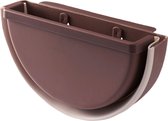Zelfhangende Inklapbare GFT Afvalbak - Prullenbak - 27.5x15x14.5CM - Multifunctioneel - Opbergbak - Klik Systeem - Bruin