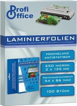 ProfiOffice PO-19034 Lamineerhoes 125 Micron 100 Vel 54x86mm