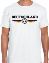 Duitsland / Deutschland landen / voetbal t-shirt wit heren S