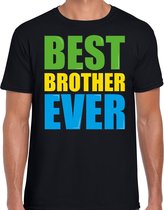 Best brother ever / Beste broer ooit fun t-shirt zwart heren M