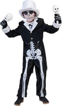 "Chique skeletten kostuum voor jongens Halloween  - Kinderkostuums - 128-140"