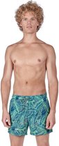 Heren zwembroek melange leaves melange | Beach shorts | L