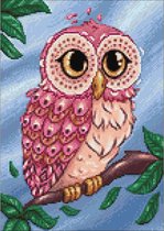 Wizardi Diamond Painting - WD2491 - Colourful Owl 30x40cm