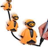SMART Robot - Mini Tekenrobot - Jongens en Meisjes - Kinderspeelgoed - Peuters, kleuters & Kinderen - Speelgoedrobot - Met Lijnen Bestuurbaar - Lijnvolger - Lijn volgende robot - B