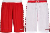 Spalding Essential 2.0 Reversible Short Heren - Rood / Wit | Maat: M