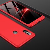 GKK PC 360 graden volledige dekking case voor Xiaomi Mi Mix 2S (rood)