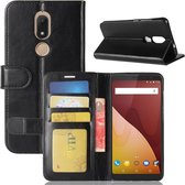 Crazy Horse Texture Horizontal Flip Leather Case voor Wiko View Prime, met houder & kaartsleuven & portemonnee (zwart)
