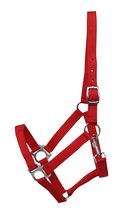 Halster Rider Pro nylon P.P. - Rood, Cob