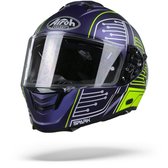 Airoh Spark Cyrcuit Blue Matt Full Face Helmet XL