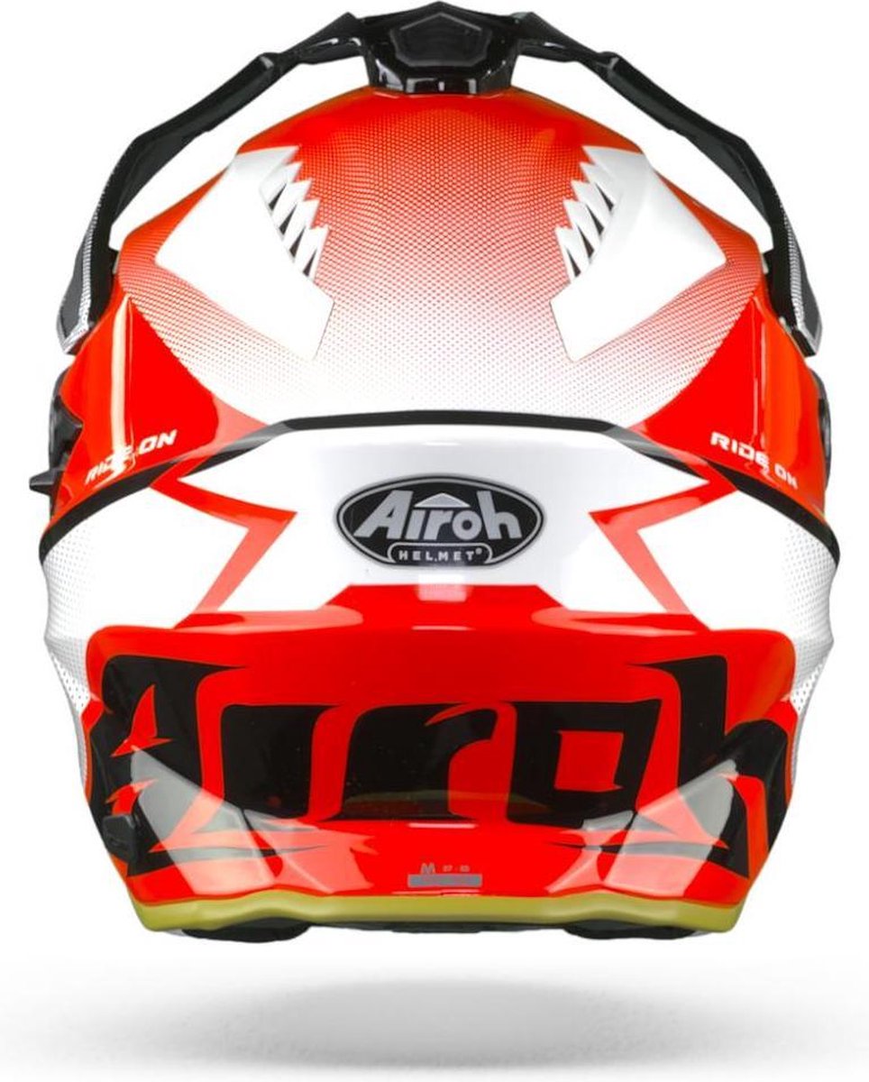 Airoh Commander Progress Limited Helm – RED GLOSS Edition, Größe L, Motorradhelm Mit Hochwertiger Verarbeitung