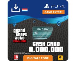 GTA V - digitale valuta - 8.000.000 GTA dollars Megalodon Shark - NL - PS4  download | bol.com
