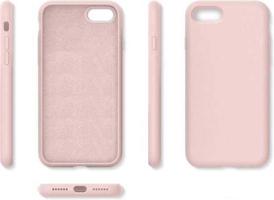 Coque Silicone Little Boutik Pour IPhone 7/8/SE2020 - Rose, Haute Protection - Neuf