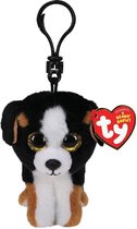 TY Beanie Babies Clip Hondenknuffel Roscoe 7 cm