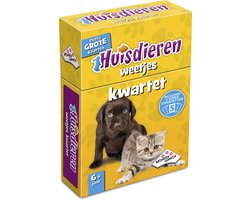 foto van Huisdieren Weetjes Kwartet - kaartspel - Boordevol leuke feitjes over jouw favoriete dier