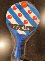 Friesland beachball set van hout.