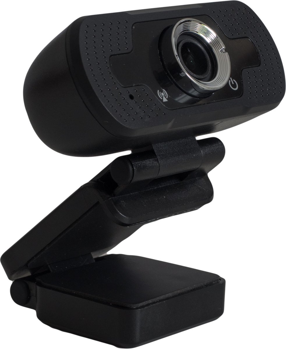 SZGIARUY 1080P Full HD webcam met ingebouwde microfoon en draaibaar statief, privacyhoes, voor desktop-pc of laptopcomputer