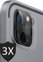 Camera Screenprotector geschikt voor iPad Pro 2020 12.9 inch - Screen Protector Glas - 3 Stuks