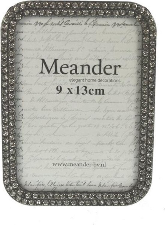 Bol Com Fotolijstje Metaal Strass Rh 9x13 10x14cm