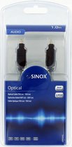 Sinox 1.0m TOSLINK M/M Glasvezel kabel 1 mtr.