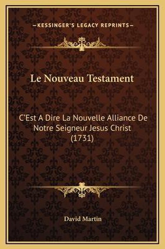 Le Nouveau Testament