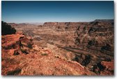 MN Collections - Schilderij - Landscape Photography. - Blauw En Bruin - 120 X 80 Cm