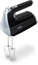 Bol.com MOA Handmixer Elektrisch - Met Accessoires - Klopper - Zwart - 300W - HM82B aanbieding