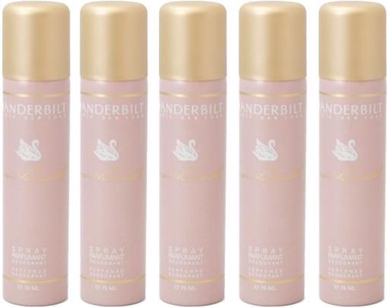 5x Gloria Vanderbilt deodorant Spray 75 ml = totaal 375 ml | bol.com
