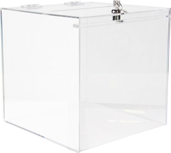 Vitrinebox display kubus met slot | bol.com