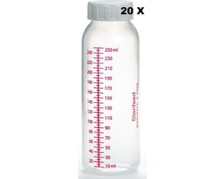 Sterifeed: Moedermelk bewaar fles 20 stuks 250 ml (plastic)