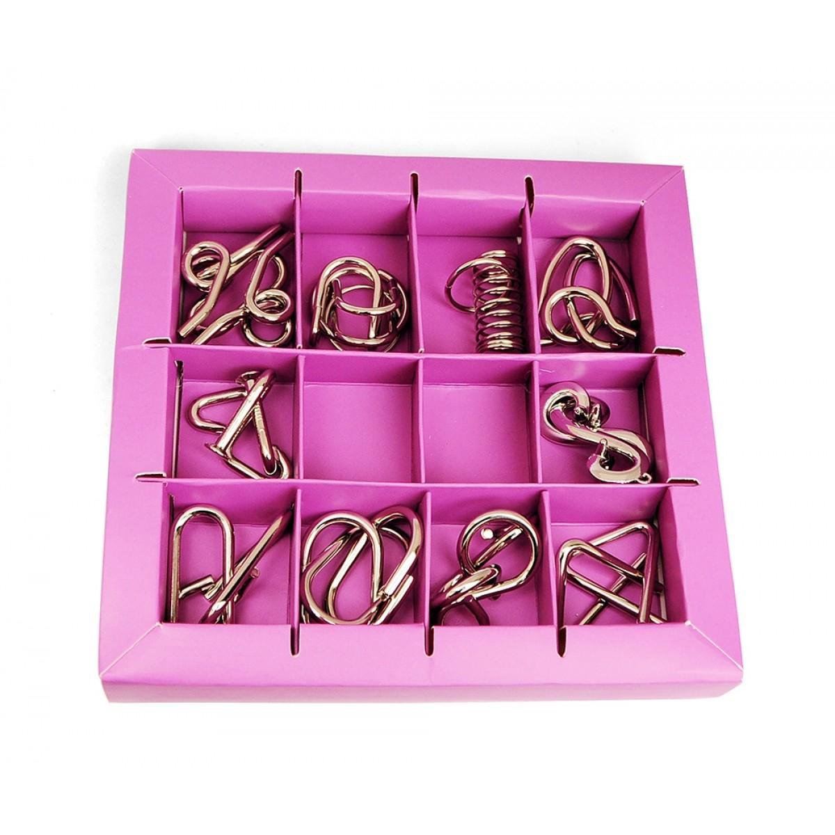 Eureka Eureka! 10 Metalen Puzzels Paarse Editie Games