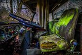 Teimozo | Wanddecoratie | "Decay" | Urbex | Urban exploring | Verlaten auto's | Abandoned cars | Oud voertuig | Alu Di-Bond | Metaal | Aluminium