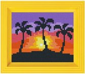 Pixel hobby geschenkdoos Zonsondergang