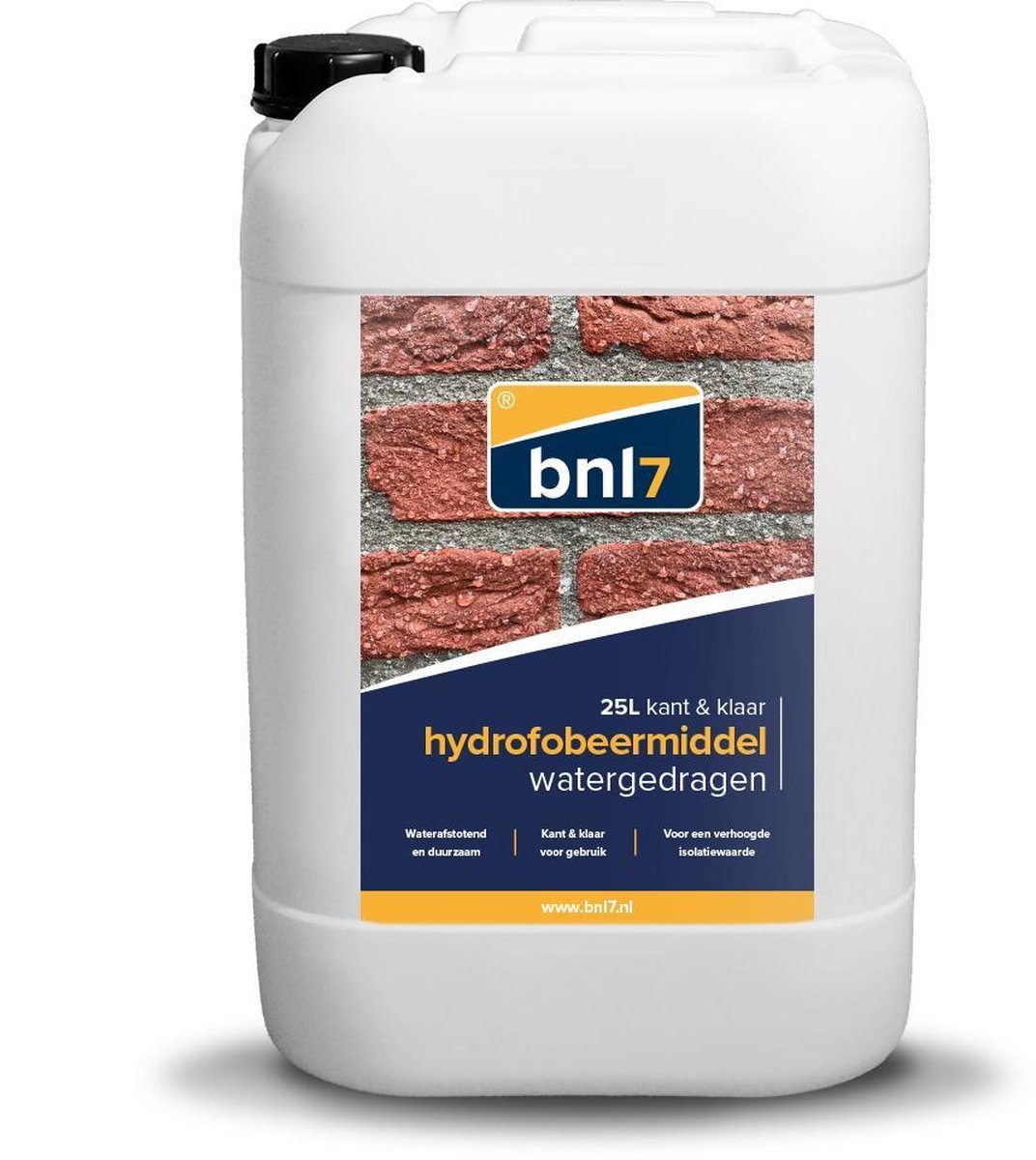 BNL7 | 25 liter - Gevel impregneermiddel gebruiksklaar - Gevelbescherming voor metselwerk - Waterafstotend & Duurzaam - verf impregneermiddelen buitenverf