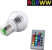 LED Bollamp RGB + Warm Wit- 5 Watt - E27