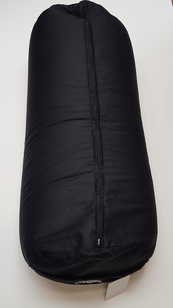Om Namaste Bolster XL Zwart Yogabolster - Gevuld met Boekweitkaf - ongeveer 5,5kg van Om Namaste — afbeelding 2