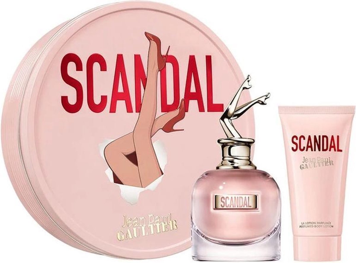 Goedkoopste Jean Paul Gaultier Scandal 80ml EDP Spray / 75ml Perfumed Body Lotion