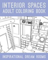 Interior Spaces Adult Coloring Book